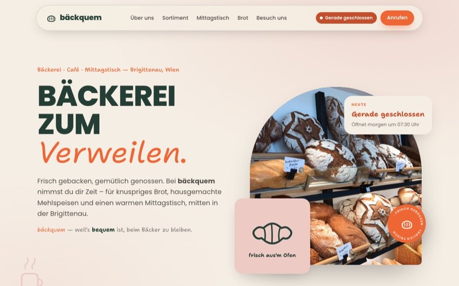 Website-Vorschau: bäckquem.com